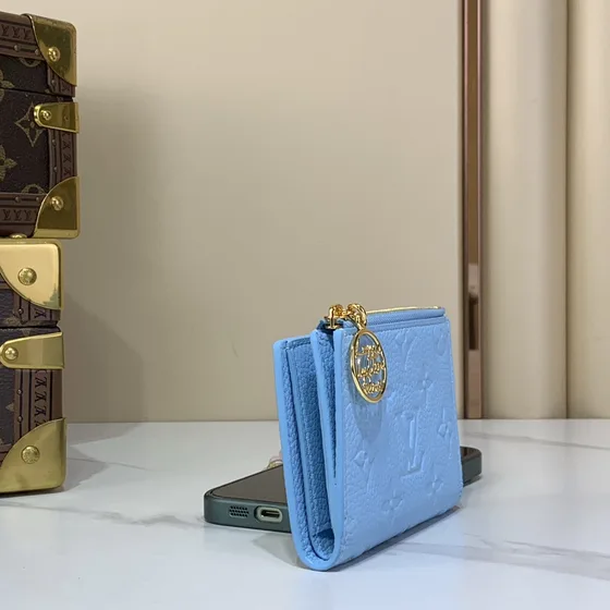 Louis Vuitton Lisa Plånbok Blå Plånbok