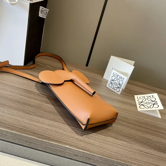 Loewe Elephant Pocket Warm Desert Crossbody