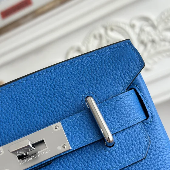 Hermes Kelly Akkad Blå Belt Bag