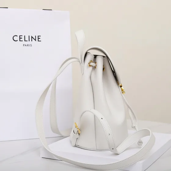 Celine Triomphe Mochila Blanco Mochila