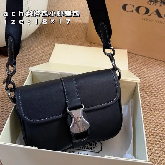 Coach Charter Flap Crossbody Black 18 17 Crossbody
