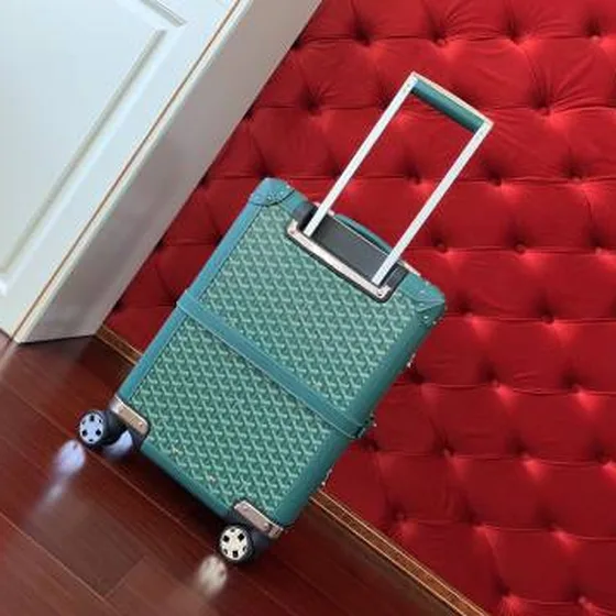 Goyard suitcase أخضر travel أخضر Goyardine