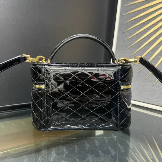 YSL Gaby Vanity Bag أسود Crossbody