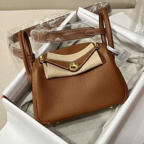 Hermes Mini Lindy Gull Crossbody