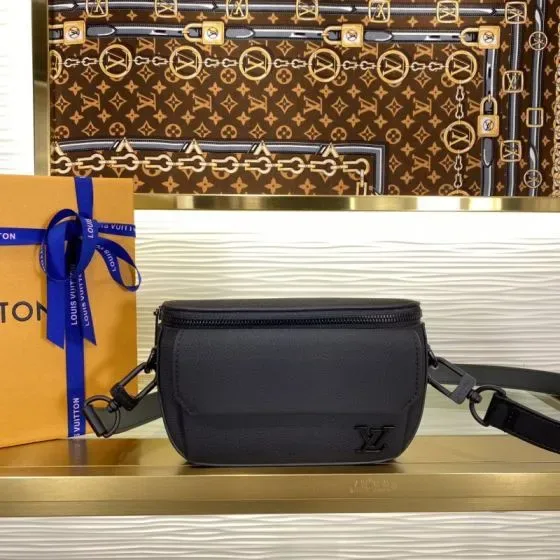 Louis Vuitton Pochette Gange Black Belt Bag