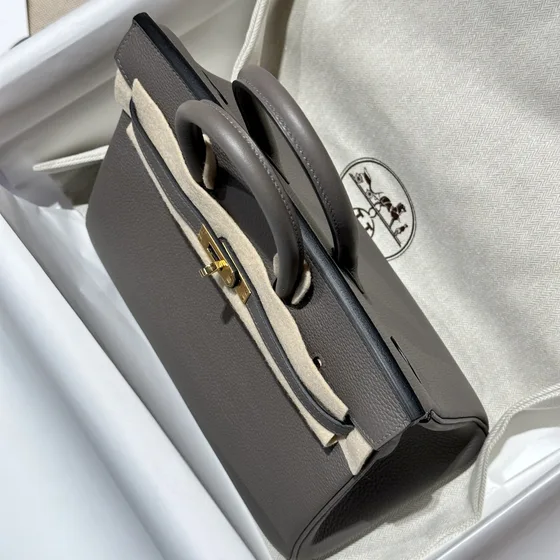 Hermes Birkin Gray Top Handle
