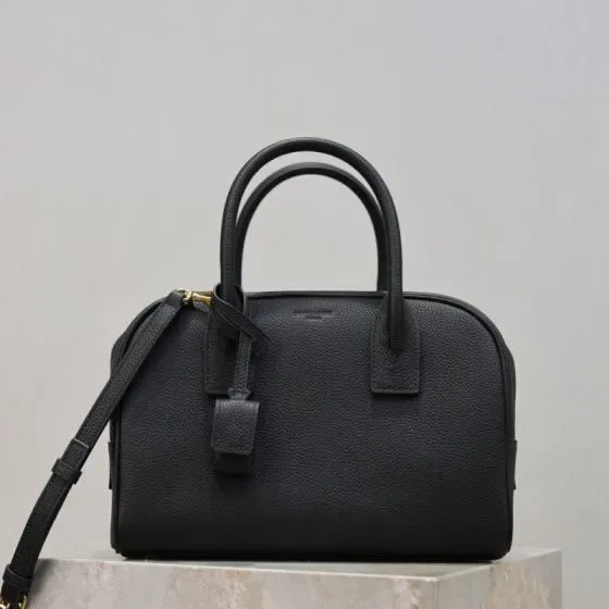 YSL Sac De Jour Duffle Bag Black Top Handle