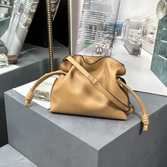Loewe Flamenco Clutch Beige Crossbody