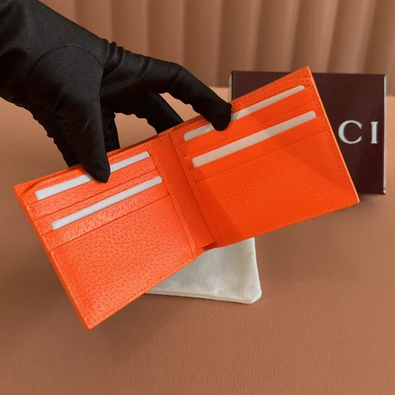Gucci Gg Bi-Fold Cartera Beige/Marrón Cartera