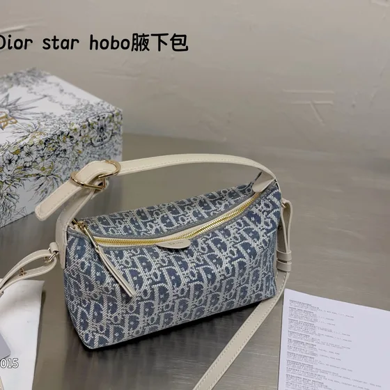 Dior Star Hobo Bleu marine Bleu Hobo