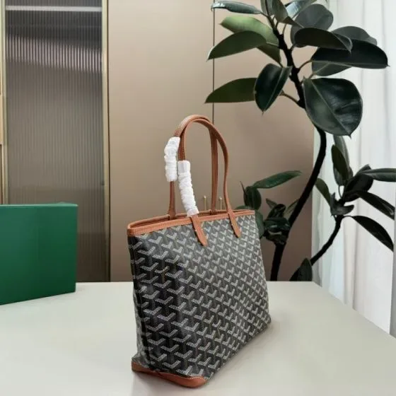 Goyard Artois Pm Brown Tote Bag