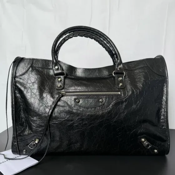 Balenciaga Le City Work Bag Black Top Handle
