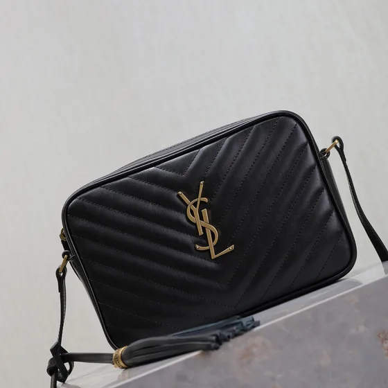 YSL Lou Camera Bag Black Crossbody
