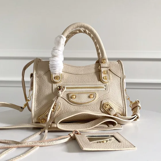 Balenciaga City Mini Beige Asa superior