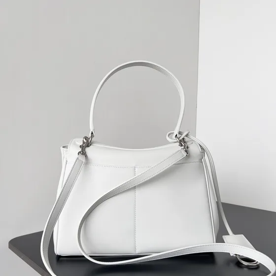 Balenciaga Rodeo Mini Håndtaske Hvid Tophåndtag