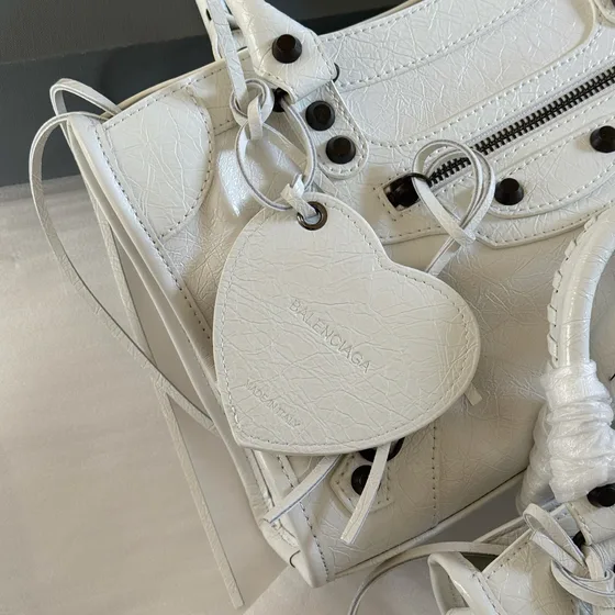 Balenciaga Le Cagole Blanc 30*20cm Anse supérieure