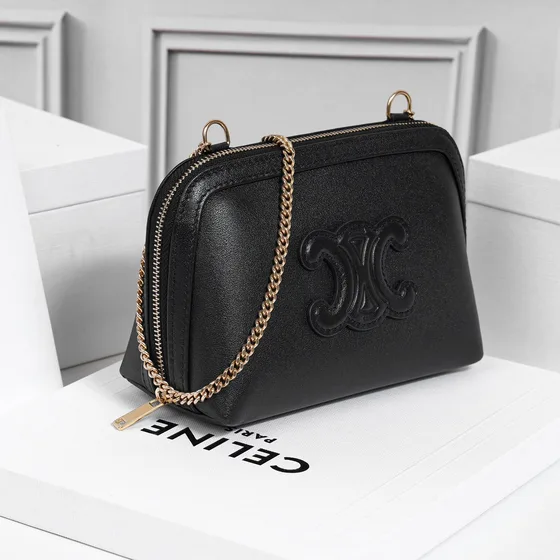 Celine Triomphe Noir Crossbody