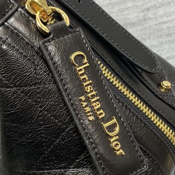 Dior Diorstar Hobo Bag With Chain Nero Hobo