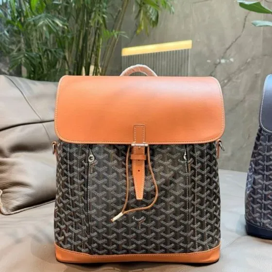 Goyard Alpin Mm Backpack Black And Tan Backpack