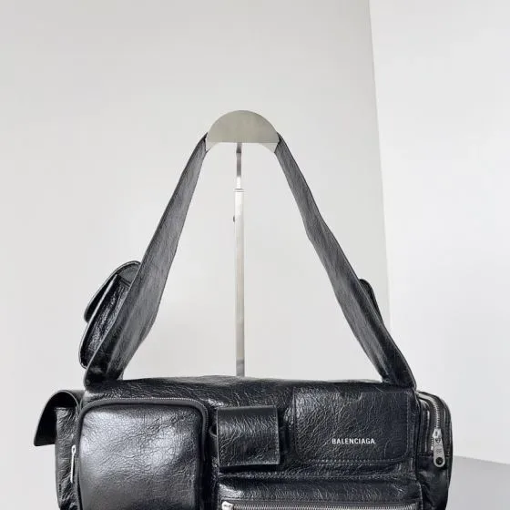 Balenciaga Superbusy Sling Bag Black Shoulder Bag