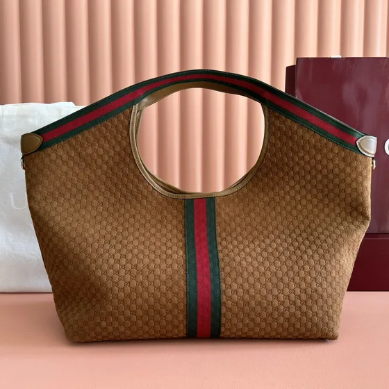 Gucci Ophidia Gg Large Hobo Bag Marrone Hobo