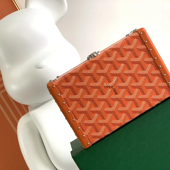 Goyard Minaudière Trunk Cam Clutch