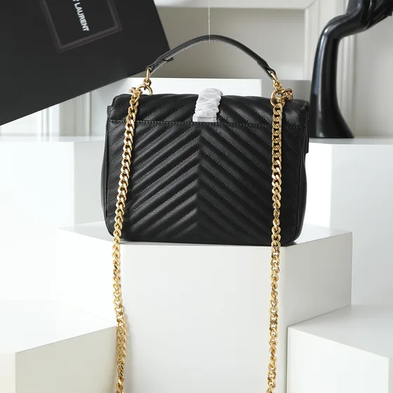 YSL Envelope Anse supérieure Bag Noir Anse supérieure