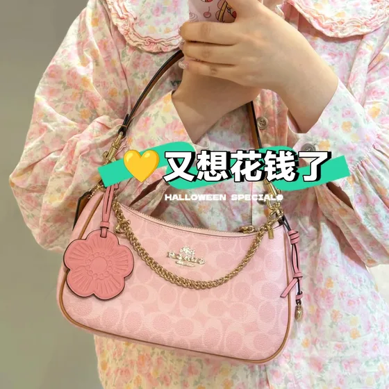 Coach Coach X Observed By Us Hobo Bag Light สีชมพู Hobo