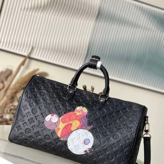 Louis Vuitton Keepall Negro Monogram Empreinte travel