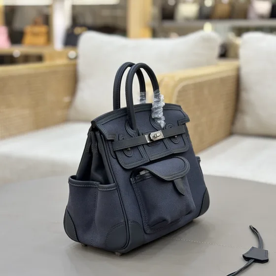 Hermes Birkin Cargo 25 Dark Grey 25cm Top Handle