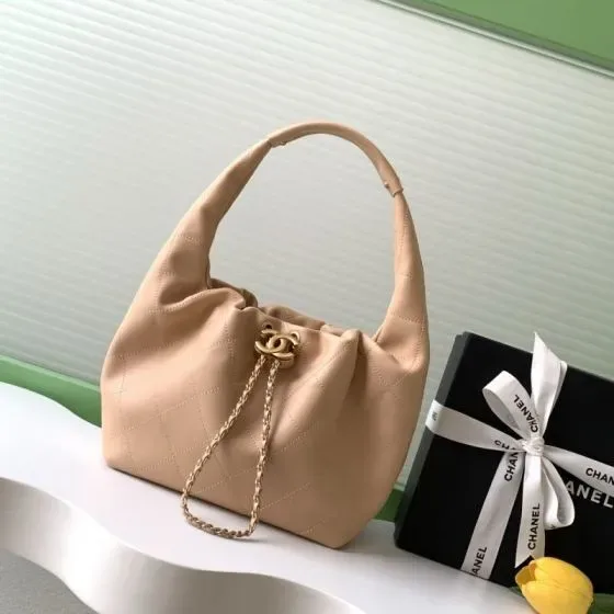 Chanel Coccinelle Beige Hobo