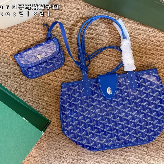 Goyard Anjou Mini Tote Negro/Verde/Rojo/Azul/Blanco 21×21cm Bolso tote