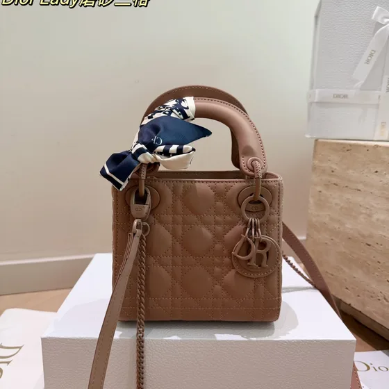 Dior Lady Dior Blush Pink Top Handle