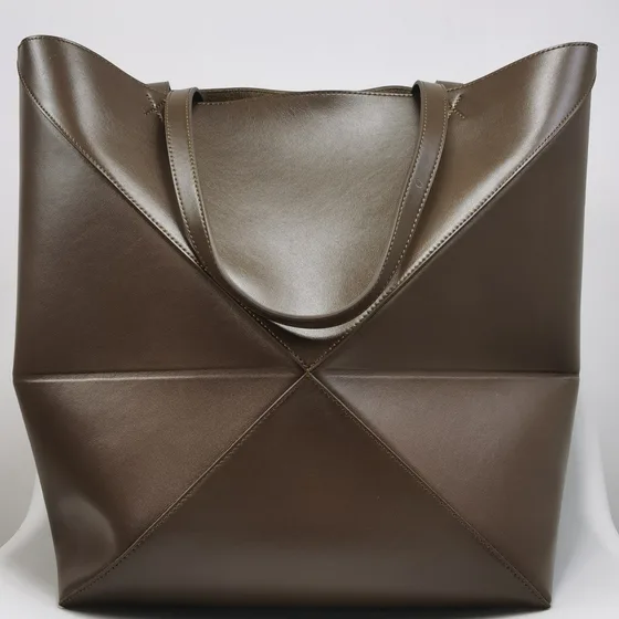 Loewe Puzzle Fold Tote Dark Коричневый Сумка-шоппер
