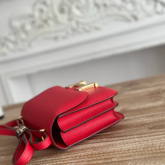 Hermes Constance Đỏ Shoulder Bag