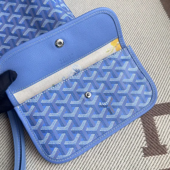 Goyard Saint Louis Pouch Blue Pouch