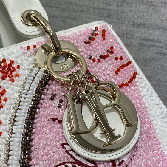 Dior Lady Dior Hồng Top Handle
