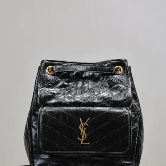 YSL Niki Bucket Bag Black Shoulder Bag