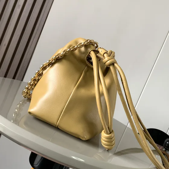 Loewe Flamenco Purse Beige Shoulder Bag