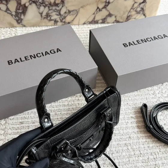 Balenciaga Le City Mini Black Top Handle