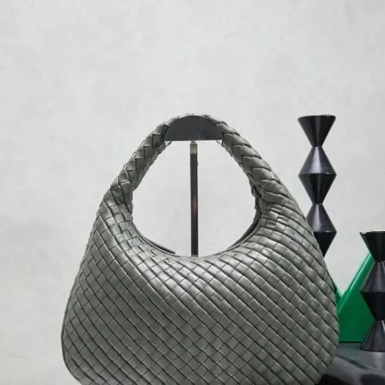 Bottega Veneta Hop Bag Grey Hobo