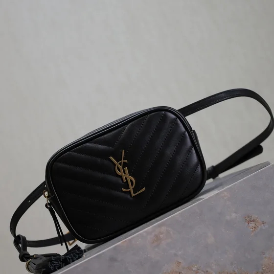 YSL Lou Belt Bag Black Belt Bag