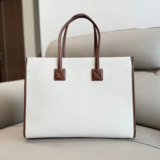 Burberry Freya Tote Natural Brown Tote Bag