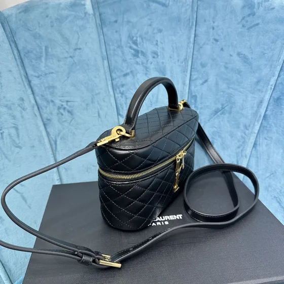 YSL Gaby Vanity Case Bag Negro Crossbody