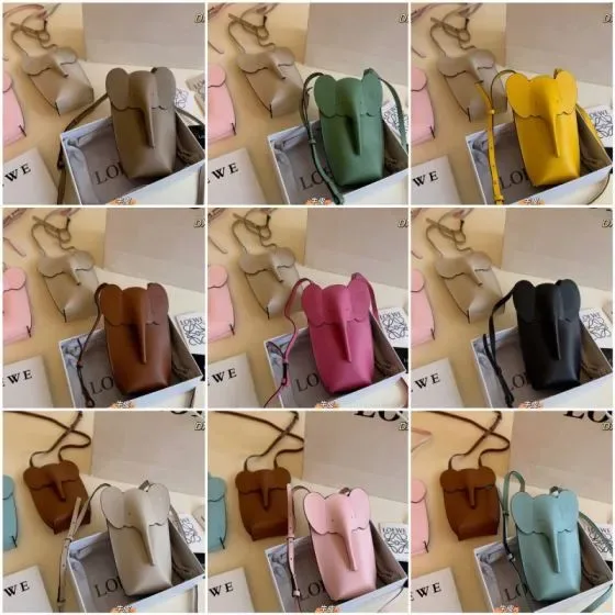 Loewe Elephant Pocket Multicolor Crossbody