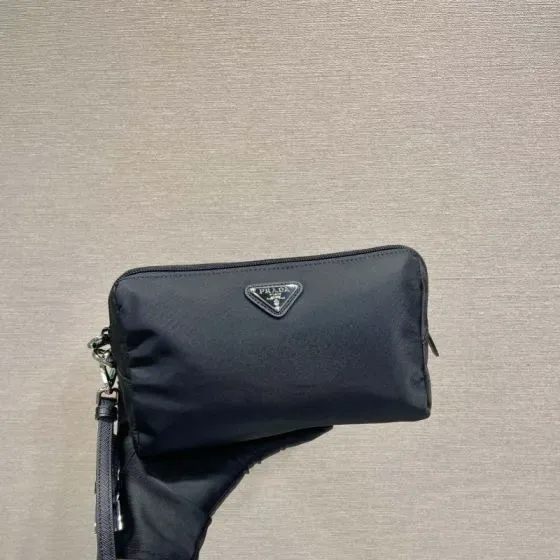 Prada Nylon Pouch Black Pouch