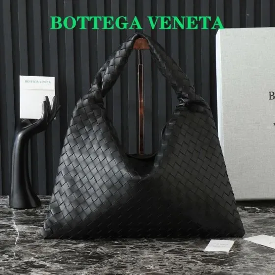 Bottega Veneta Hop Bag Black Hobo