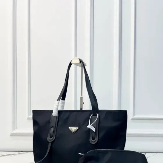 Prada Re-Nylon Tote Bag Black Tote Bag