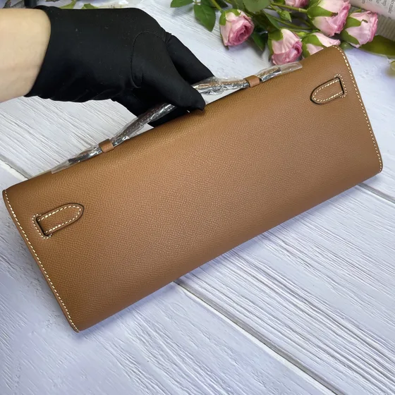 Hermes Kelly To Go Dourado 20.5*11*2 Crossbody