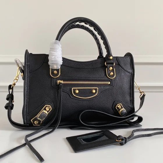 Balenciaga City Metallic Edge Sort Tophåndtag